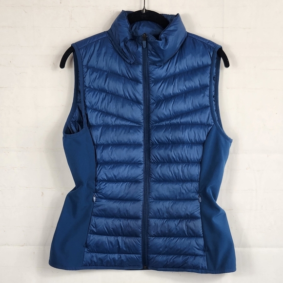 Sweaty Betty Activewear Accelerate Primaloft Puffer Running Gilet Vest Blue US 6 - Picture 2 of 15